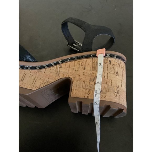 Karl Lagerfeld Black Platform Sandals - Picture 5 of 7